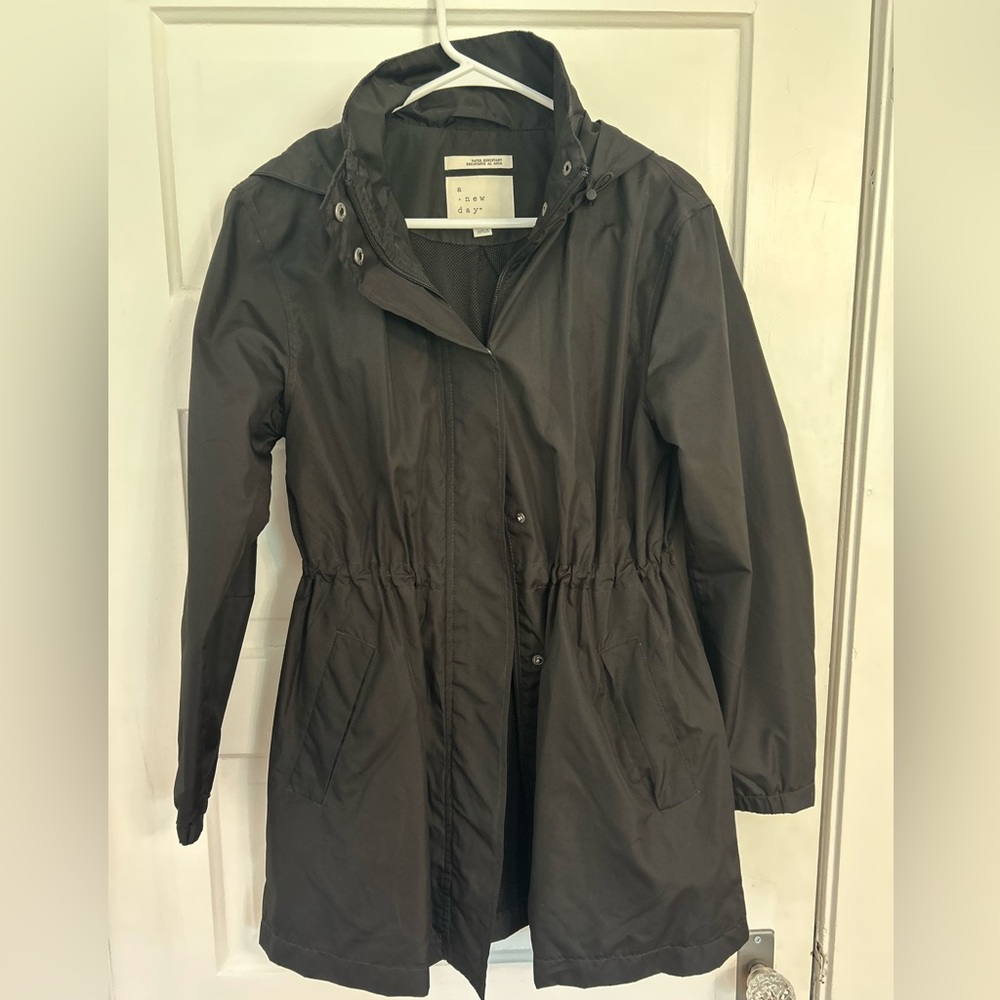 Black rain coat | Size S